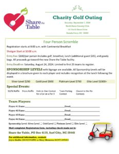 Golf outing registration